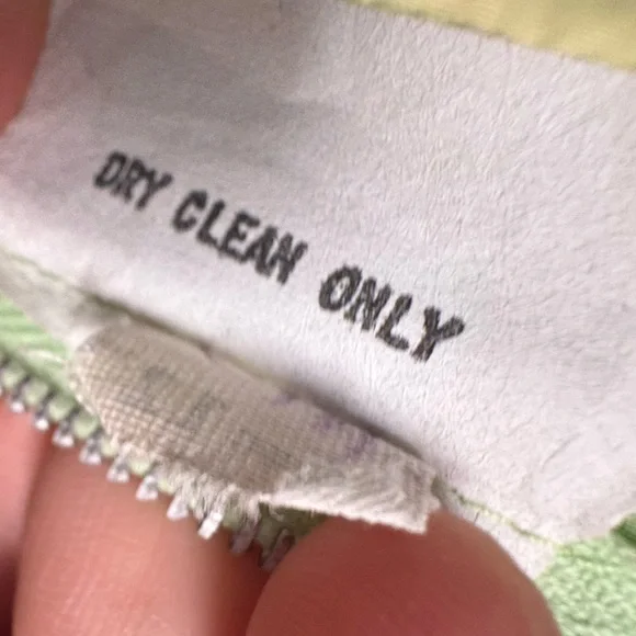 Elegant Green Embellished Handsmade Women's Vintage 70’s Dress - Picture 7 of 11